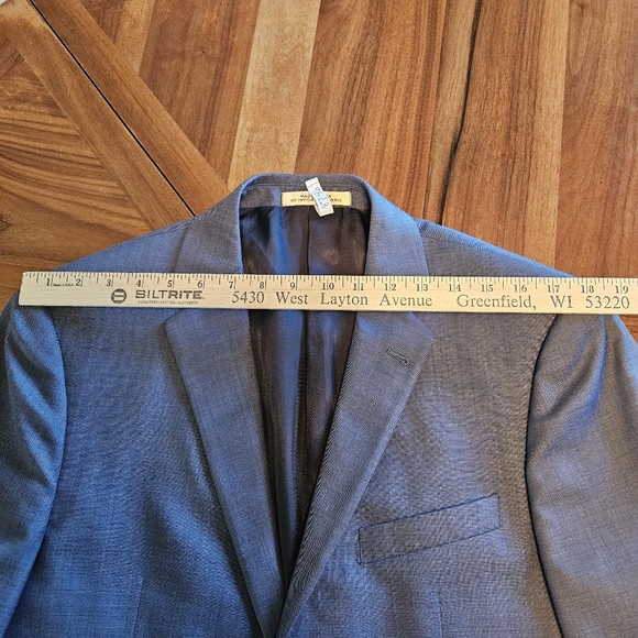 Joseph Aboud Blue Suit, Slim & Tall, 40L / 38x34 - Picture 10 of 13